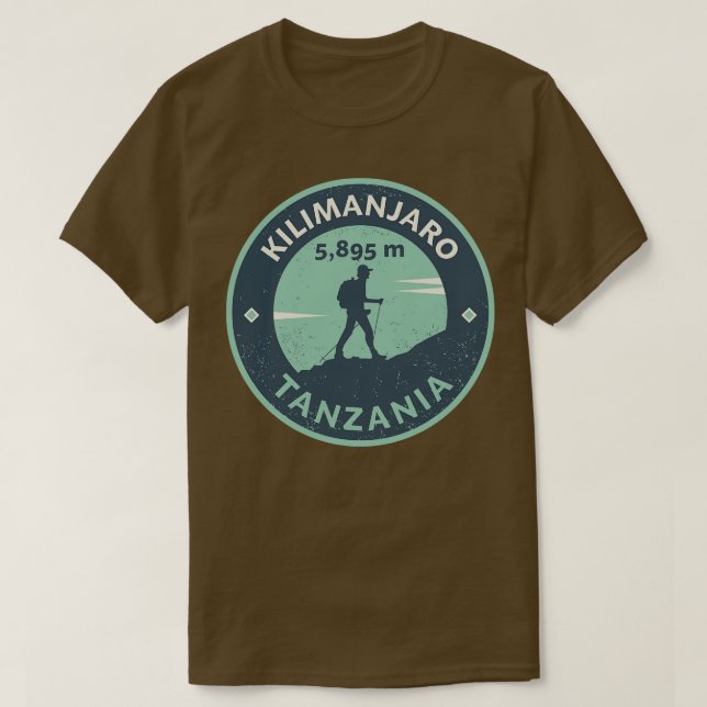 Mount Kilimanjaro Tanzania 1 T-Shirt (Design Front)
