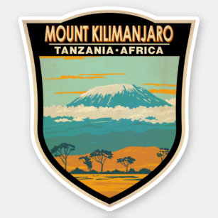 Mount Kilimanjaro Tanzania Africa Vintage