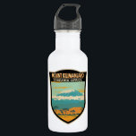 Mount Kilimanjaro Tanzania Africa Vintage  532 Ml Water Bottle<br><div class="desc">Mount Kilimanjaro vector artwork design. It is the highest mountain in Africa and the tallest freestanding mountain in the world.</div>
