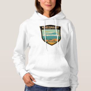 Mount Kilimanjaro Tanzania Africa Vintage Hoodie