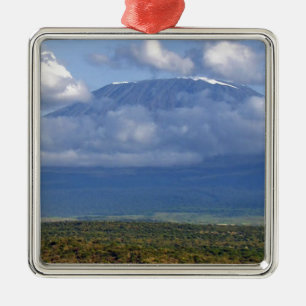 Mount Kilimanjaro Tanzania Landmark Landscapes Metal Tree Decoration
