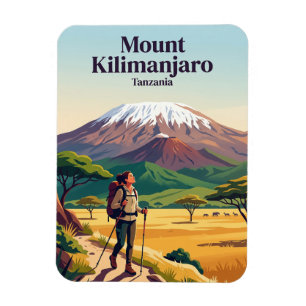 Mount Kilimanjaro Tanzania Magnet