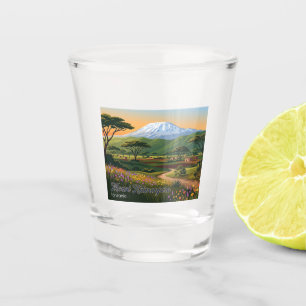 Mount Kilimanjaro Tanzania Shot Glass
