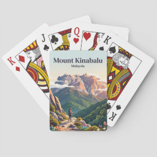 Mount Kinabalu Malaysia Playing Cards