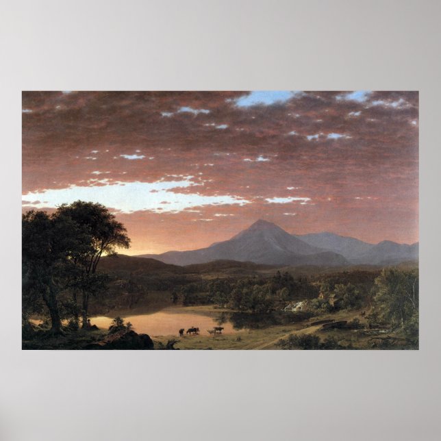 Mount Ktaadn (Katahdin) by Frederic Edwin Church Poster (Front)