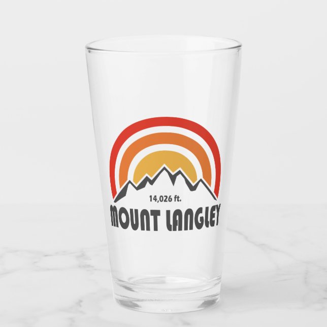 Mount Langley California Glass (Front)