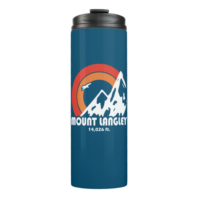Mount Langley California Sun Eagle Thermal Tumbler (Front)