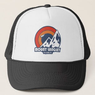 Mount Langley California Sun Eagle Trucker Hat