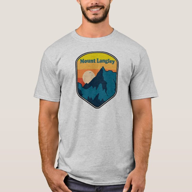 Mount Langley California Sunrise T-Shirt (Front)