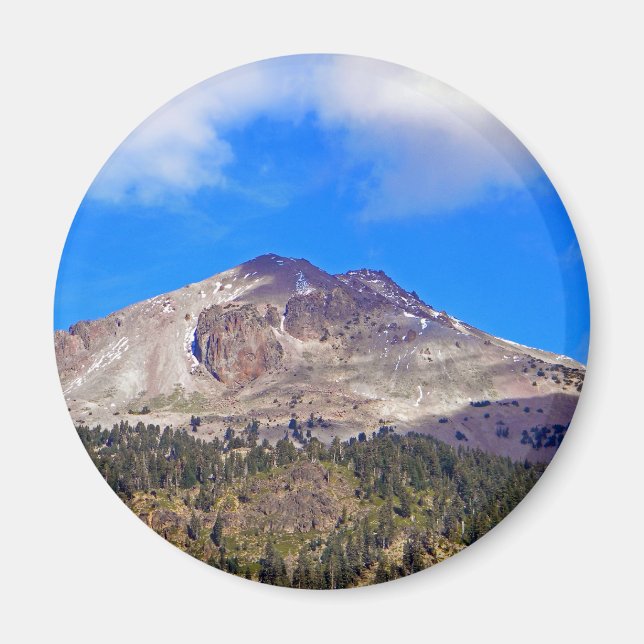Mount Lassen Volcano Magnet (Front)