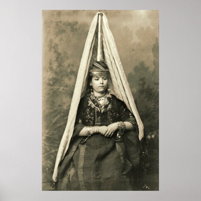 Mount Lebanon Druse Bride 1910 Poster (Front)