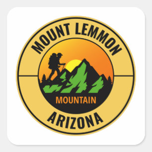 Mount Lemmon Arizona Hiking Climbing  Square Sticker