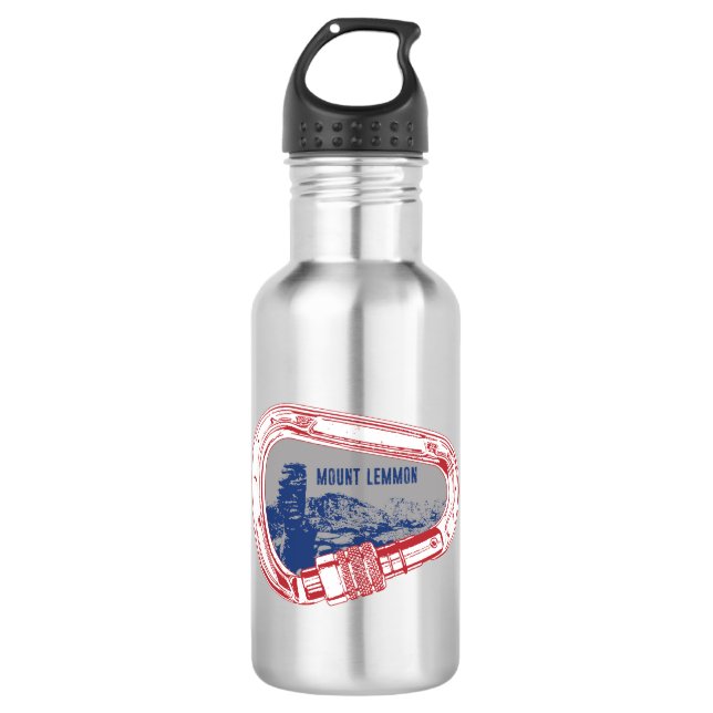 Mount Lemmon Climbing Carabiner 532 Ml Water Bottle (Front)