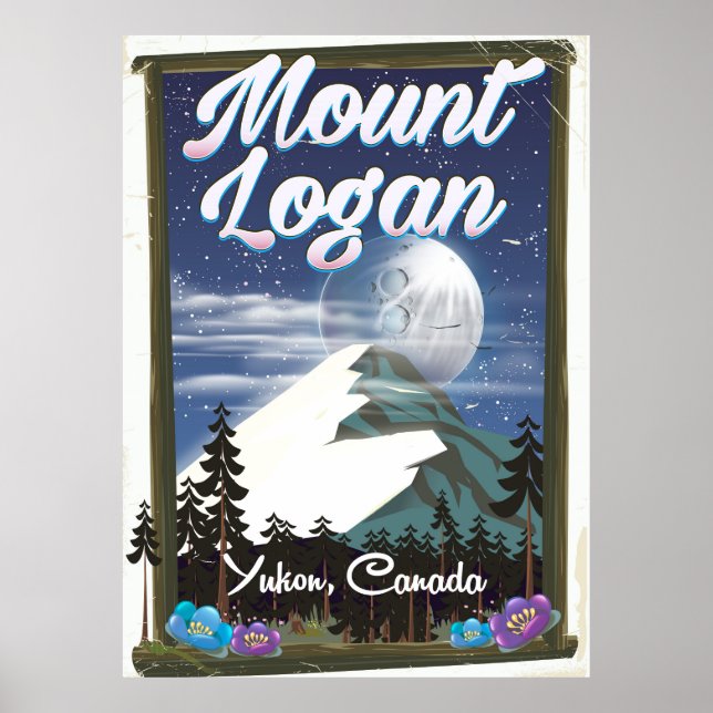 Mount Logan , Yukon, Canada Poster (Front)