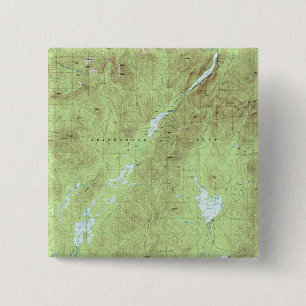 Mount Marcy Topographical Map - Adirondack Park 15 Cm Square Badge