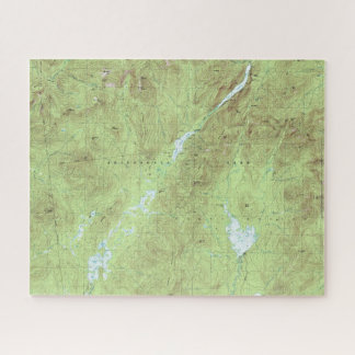 Mount Marcy Topographical Map - Adirondack Park Jigsaw Puzzle
