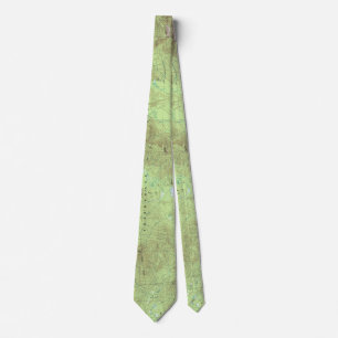 Mount Marcy Topographical Map - Adirondack Park Tie