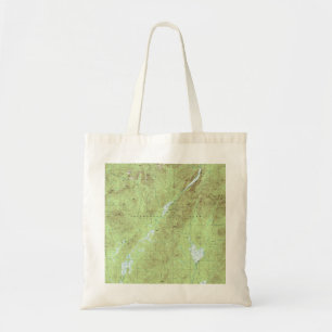 Mount Marcy Topographical Map - Adirondack Park Tote Bag