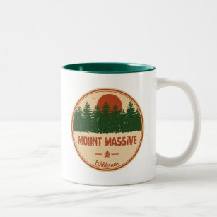 Mount Massive Wilderness Colorado Two-Tone Coffee Mug