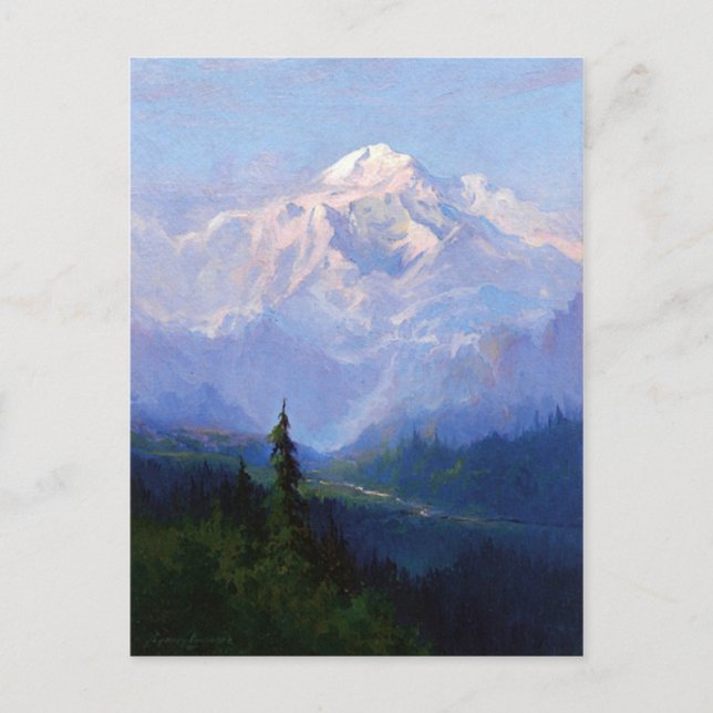 Mount McKinley, Alaska Postcard (Front)