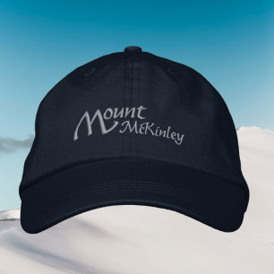 Mount McKinley Denali Alaska Embroidered Hat