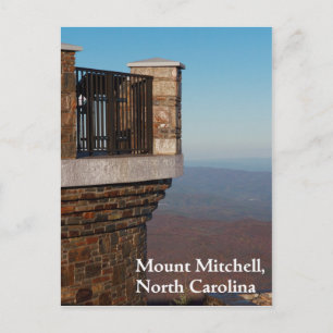 Mount Mitchell, North Carolina Postcard