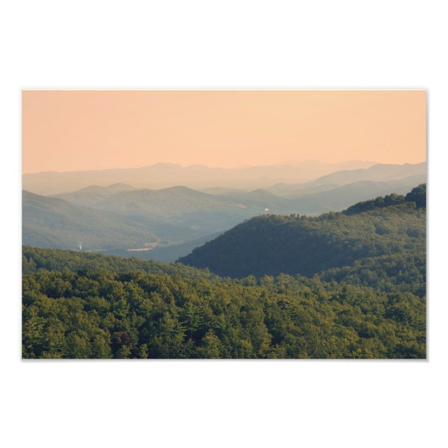 Mount Mitchell Photo Print (Front)