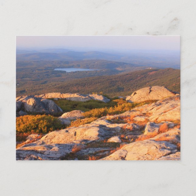 Mount Monadnock Summit View NW Postcard (Front)