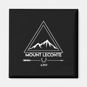 Mount Mt Leconte Smoky Mountains Tennessee Hiking Magnet
