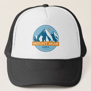 Mount Muir California Stars Moon Trucker Hat