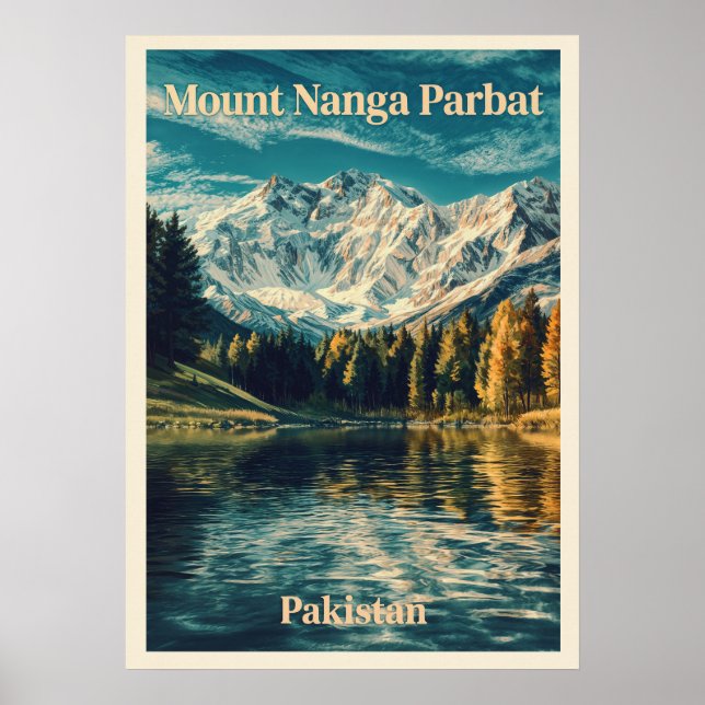 Mount Nanga Parbat V03 Poster (Front)