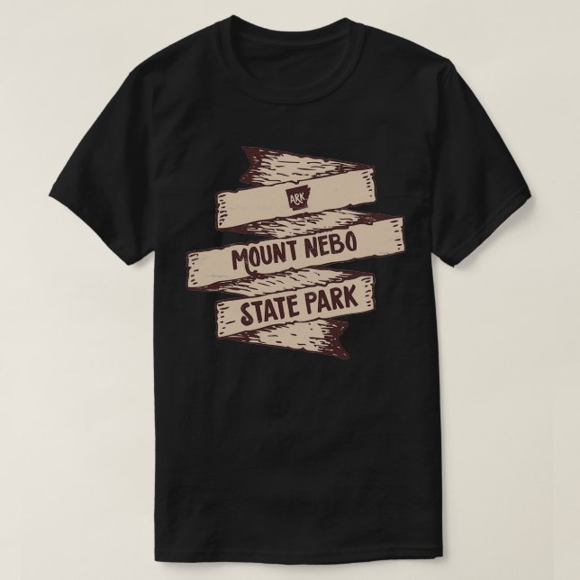 Mount Nebo State Park Arkansas State Park AR Wildl T-Shirt (Design Front)
