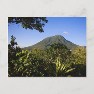 Mount Nevis Volcano Peak Postcard