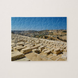 Mount of Olives Jewish Cemetery Jerusalem Israel Jigsaw Puzzle