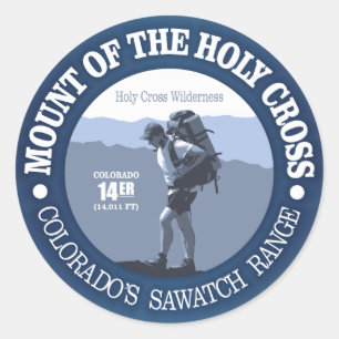 Mount of the Holy Cross Classic Round Sticker