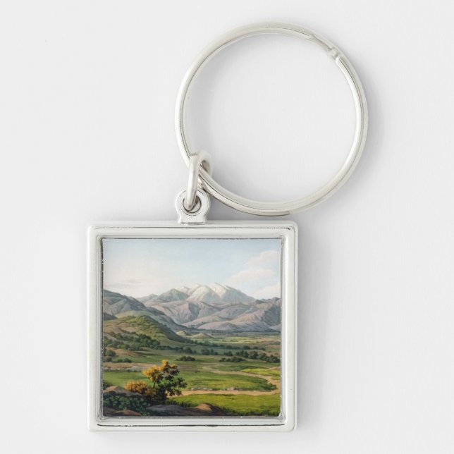 Mount Olympus, as seen between Larissa and Baba, p Key Ring (Front)