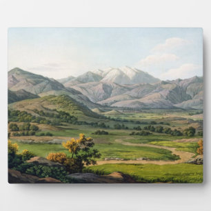 Mount Olympus, as seen between Larissa and Baba, p Plaque