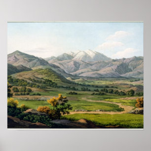 Mount Olympus, as seen between Larissa and Baba, p Poster