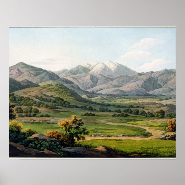 Mount Olympus, as seen between Larissa and Baba, p Poster (Front)