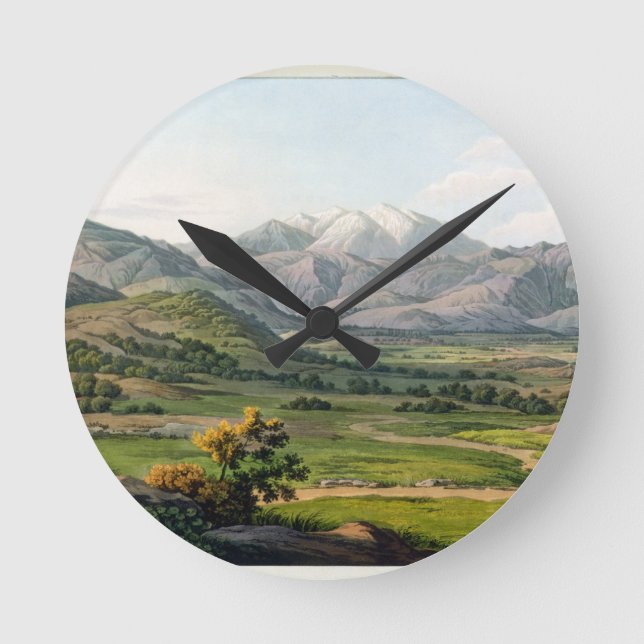 Mount Olympus, as seen between Larissa and Baba, p Round Clock (Front)