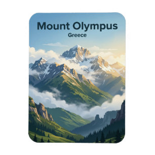 Mount Olympus Greece Magnet