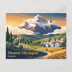 Mount Olympus Greece Postcard