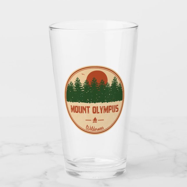 Mount Olympus Wilderness Utah Glass (Front)