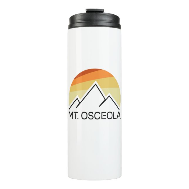 Mount Osceola New Hampshire Retro Thermal Tumbler (Front)