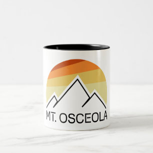 Mount Osceola New Hampshire Retro Two-Tone Coffee Mug