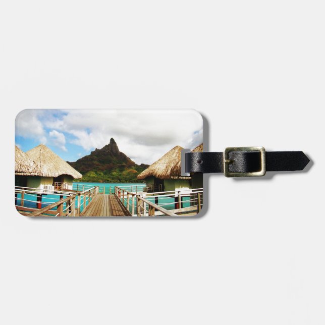 Mount Otemanu Luggage Tag (Front Horizontal)