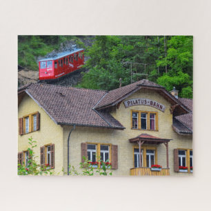 Mount Pilatus Bahn - Cog Railway - 16x20 - 520 pc Jigsaw Puzzle