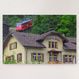 Mount Pilatus Bahn - Cog Railway - 20x30 - 1014 pc Jigsaw Puzzle