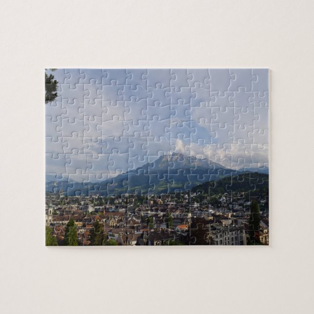 Mount Pilatus Lucerne, Switzerland - 8x10 - 110 pc Jigsaw Puzzle (Horizontal)
