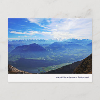 Mount Pilatus, Lucerne, Switzerland Postcard